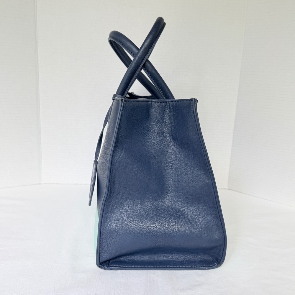 Disney Loungefly Tote Bag Womens Large Navy Blue Excellent Ariel Mermaid Tail - Picture 3 of 14